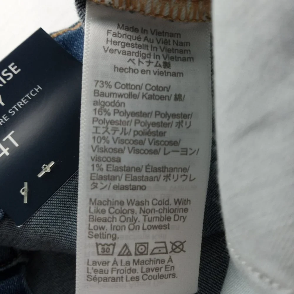 J. Crew Women's Mid Rise Skinny Jeans Size 34 Tall Medium Wash Signature Stretch